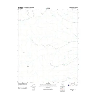 2011 Map of Hibernia Peak, 2011 Print
