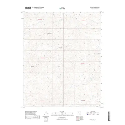 2018 Map of Hibernia Peak, 2018 Print