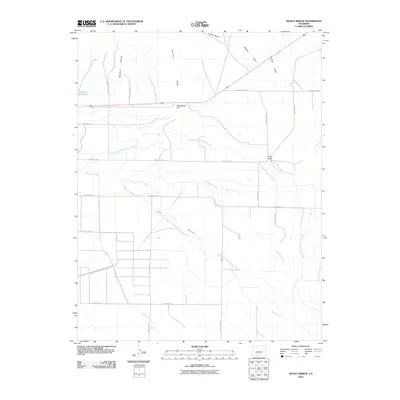 2010 Map of Hickey Bridge, 2010 Print