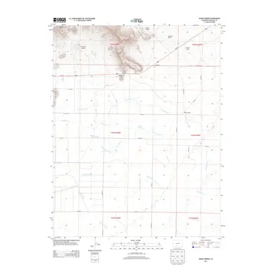 2013 Map of Hickey Bridge, 2013 Print