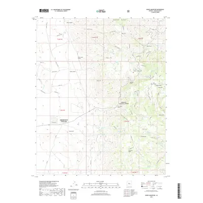 2018 Map of Hickey Mountain, 2018 Print