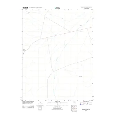 2012 Map of Hickison Summit, 2012 Print