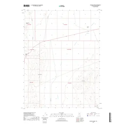 2018 Map of Hickison Summit, 2018 Print