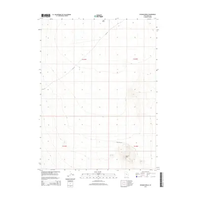 2014 Map of Hickman Knolls, 2014 Print
