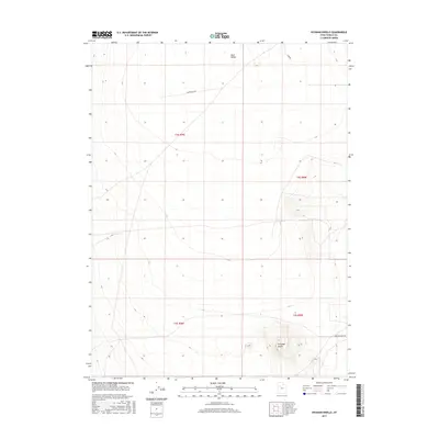 2017 Map of Hickman Knolls, 2017 Print