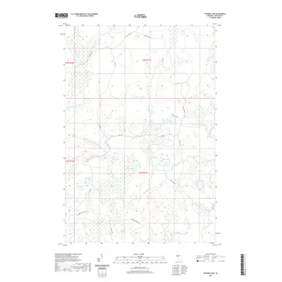 2019 Map of Hickman Lake, 2019 Print