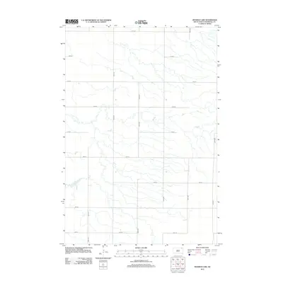 2012 Map of Hickman Lake, 2012 Print