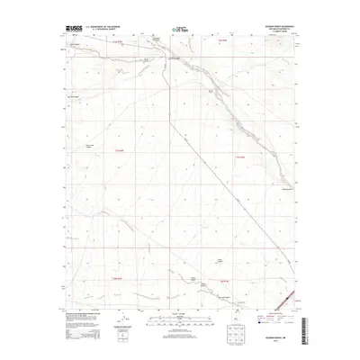2013 Map of Hickman Ranch, 2013 Print