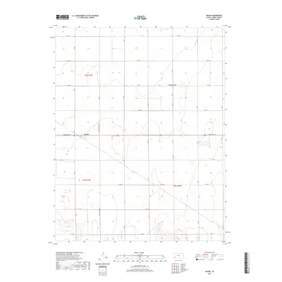 2018 Map of Hickok, 2018 Print