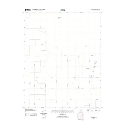 2012 Map of Hickok NE, 2012 Print