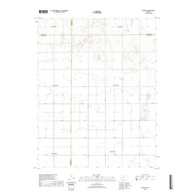 2018 Map of Hickok NE, 2018 Print