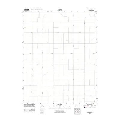 2012 Map of Hickok NW, 2012 Print