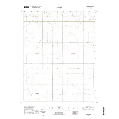 2018 Map of Hickok NW, 2018 Print