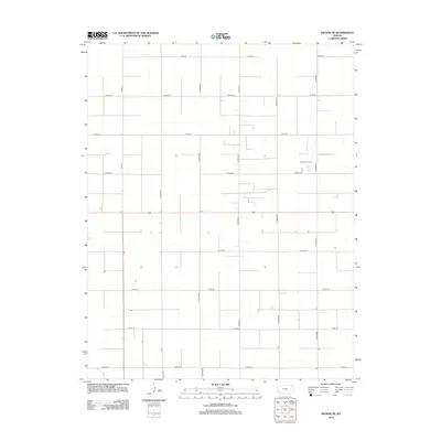 2012 Map of Hickok SE, 2012 Print