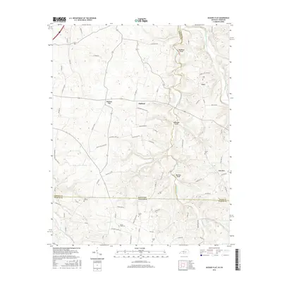 2016 Map of Hickory Flat, 2016 Print