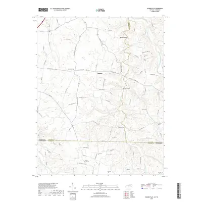 2019 Map of Hickory Flat, 2019 Print