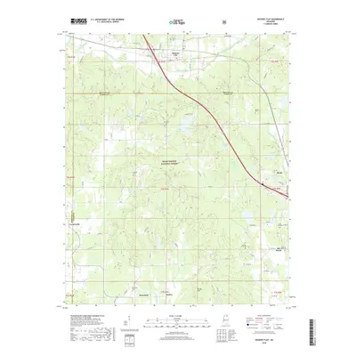 2018 Map of Hickory Flat, 2018 Print