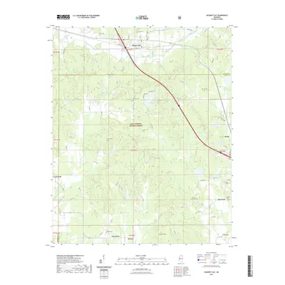 2021 Map of Hickory Flat, 2021 Print
