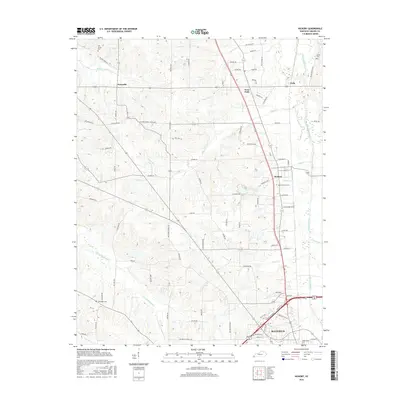 2016 Map of Hickory, 2016 Print