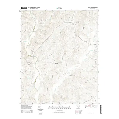 2014 Map of Hickory Grove, 2014 Print