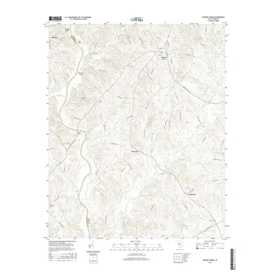 2017 Map of Hickory Grove, 2017 Print