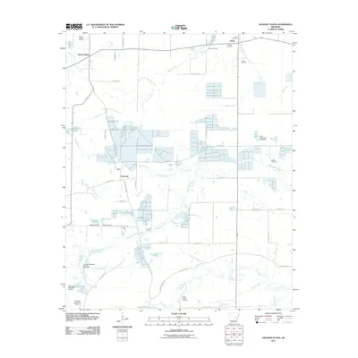2011 Map of Hickory Plains, 2011 Print