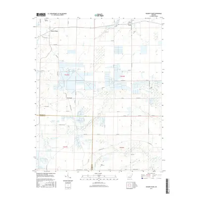 2017 Map of Hickory Plains, 2017 Print