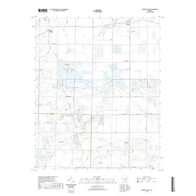 2020 Map of Hickory Plains, 2020 Print