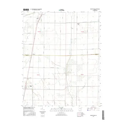 2017 Map of Hickory Ridge, 2017 Print