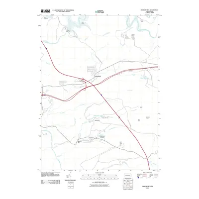 2010 Map of Hickory Run, 2010 Print