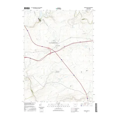 2016 Map of Hickory Run, 2016 Print