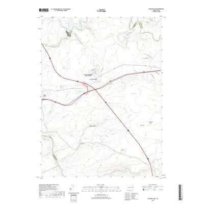 2019 Map of Hickory Run, 2019 Print