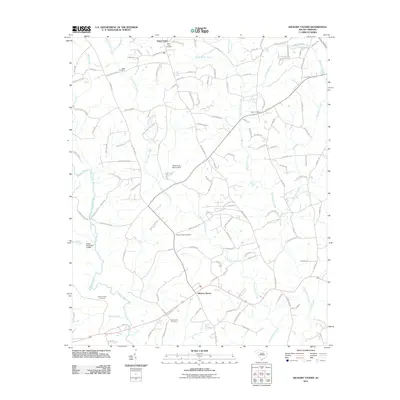 2011 Map of Hickory Tavern, 2011 Print