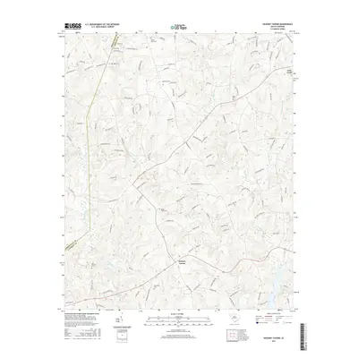 2017 Map of Hickory Tavern, 2017 Print