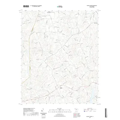 2020 Map of Hickory Tavern, 2020 Print