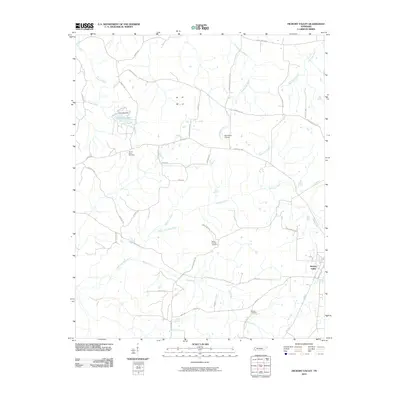 2010 Map of Hickory Valley, 2010 Print