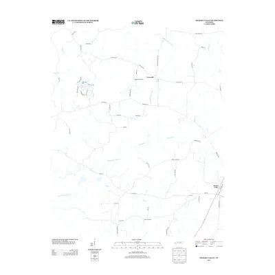 2013 Map of Hickory Valley, 2013 Print