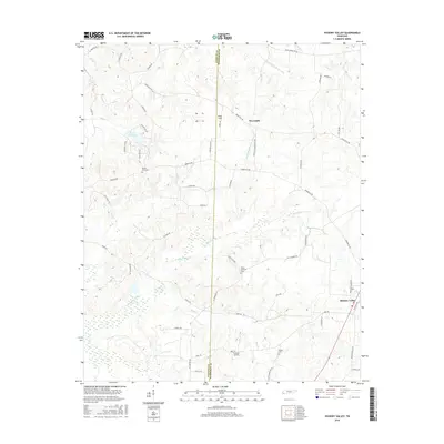 2016 Map of Hickory Valley, 2016 Print