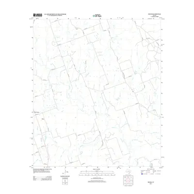 2013 Map of Hicks, 2013 Print