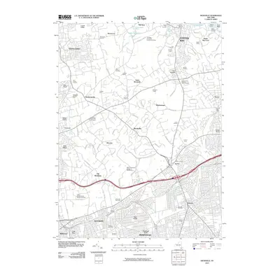 2010 Map of Hicksville, 2010 Print