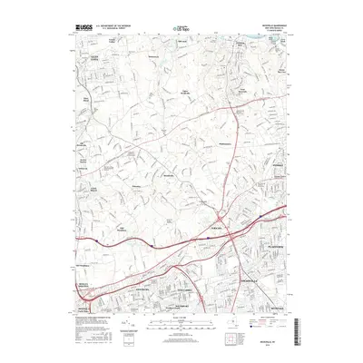 2016 Map of Hicksville, 2016 Print