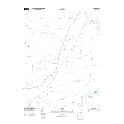 2013 Map of Hico, 2013 Print