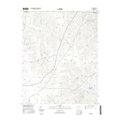2016 Map of Hico, 2016 Print