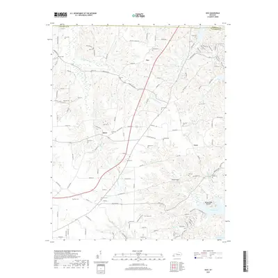 2019 Map of Hico, 2019 Print