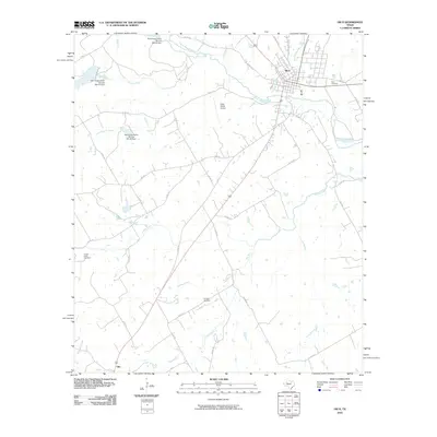 2010 Map of Hico, 2010 Print