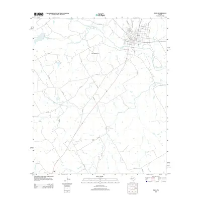 2013 Map of Hico, 2013 Print