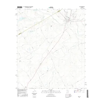 2016 Map of Hico, 2016 Print