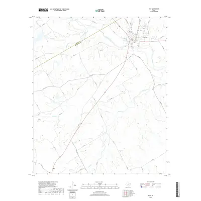 2019 Map of Hico, 2019 Print