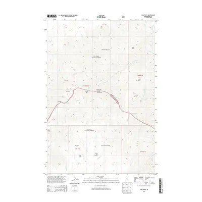 2013 Map of Hida Point, 2013 Print