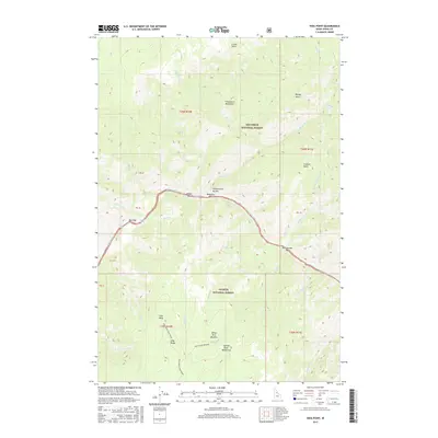 2017 Map of Hida Point, 2017 Print